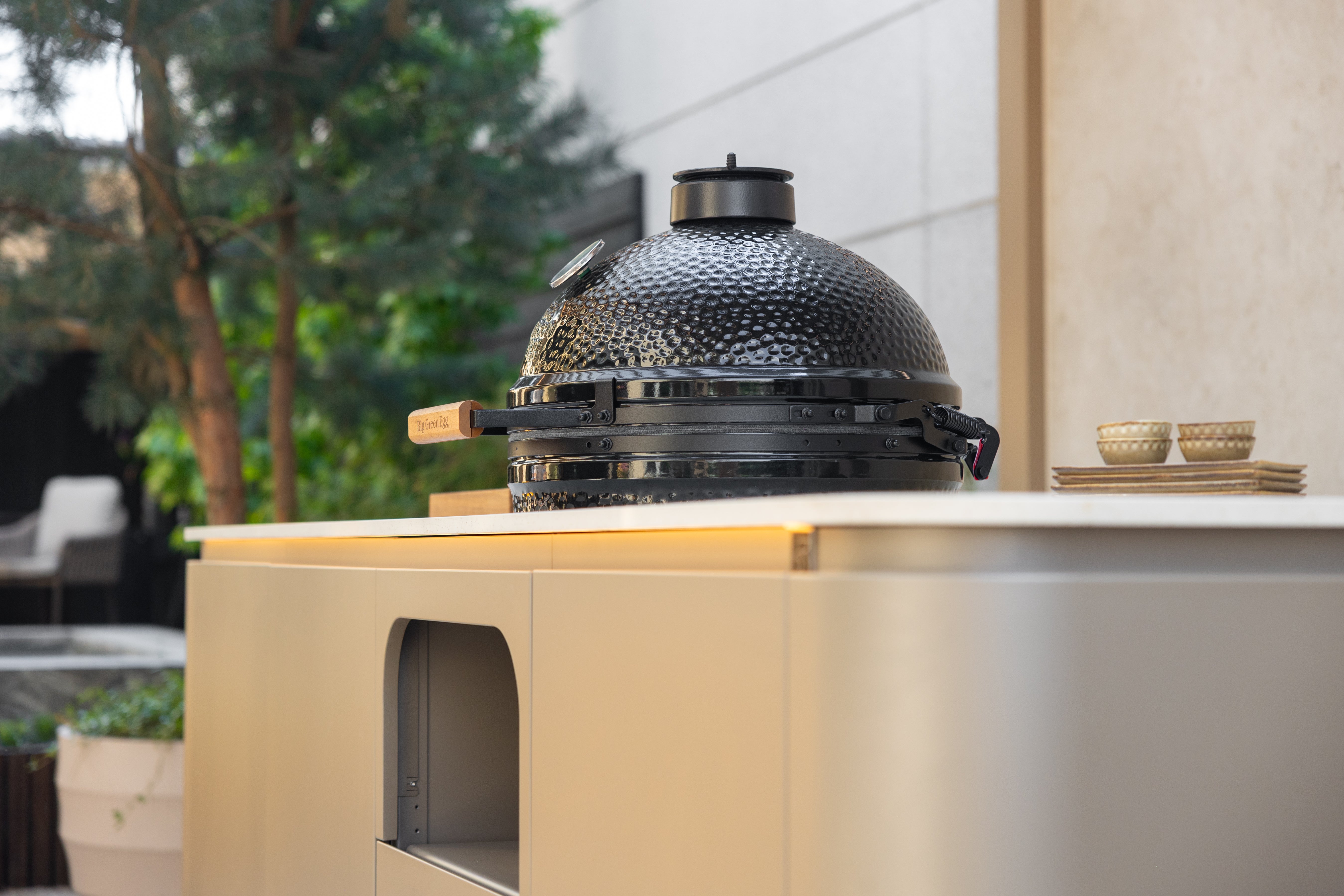 Buitenkeuken met Big Green Egg