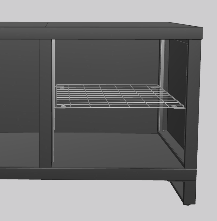 Etage systeem RVS (rechts)